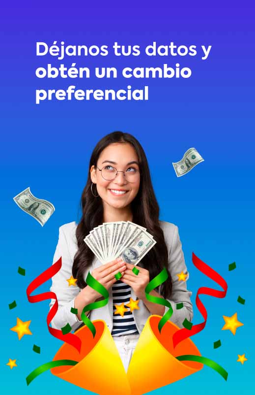 Registrate en chaski dólar y obten un cambio preferencial