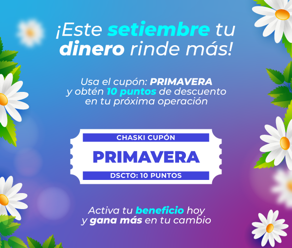 Cambiando dólares en chaski dólar